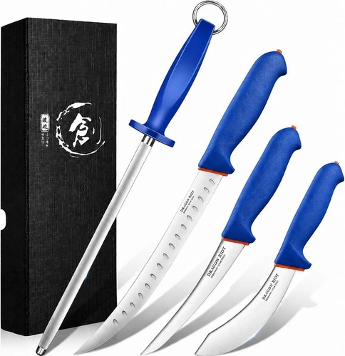 Piece boning butcher knife - 4-piece,