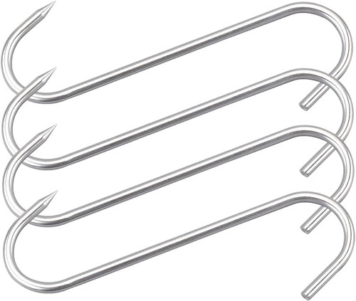 Meat hooks 8mm - 10", hooks,8mm
